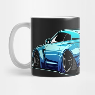 R35 gtr godzilla jdm vector art Mug